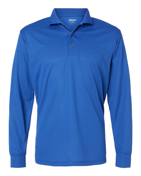 Paragon Men's Prescott Long Sleeve Polo. 110 - Royal