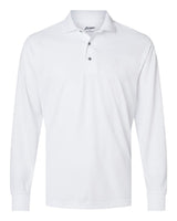 Paragon Men's Prescott Long Sleeve Polo. 110 - White