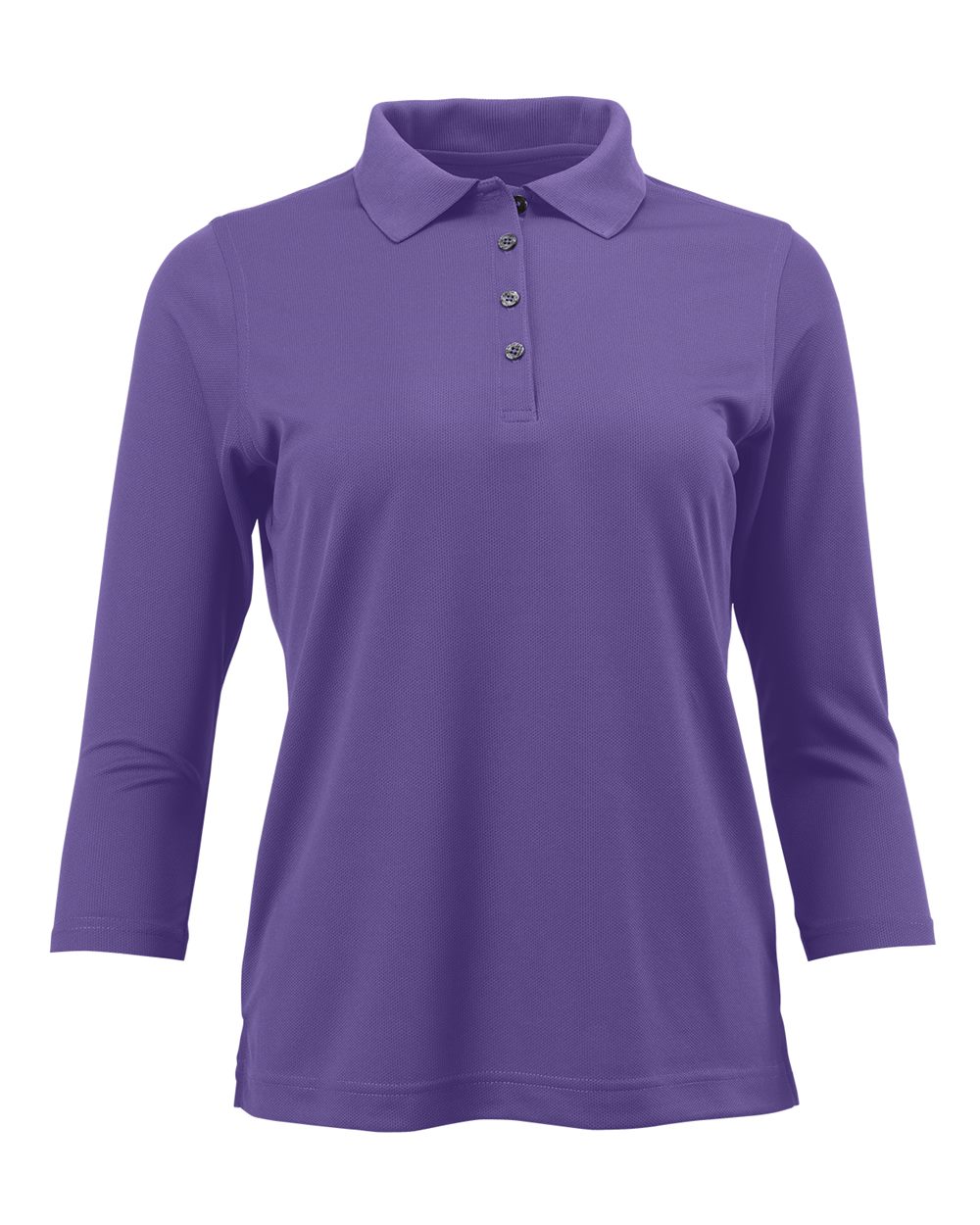Paragon Women's Lady Palm Three-Quarter Sleeve Polo. 120 - Grape