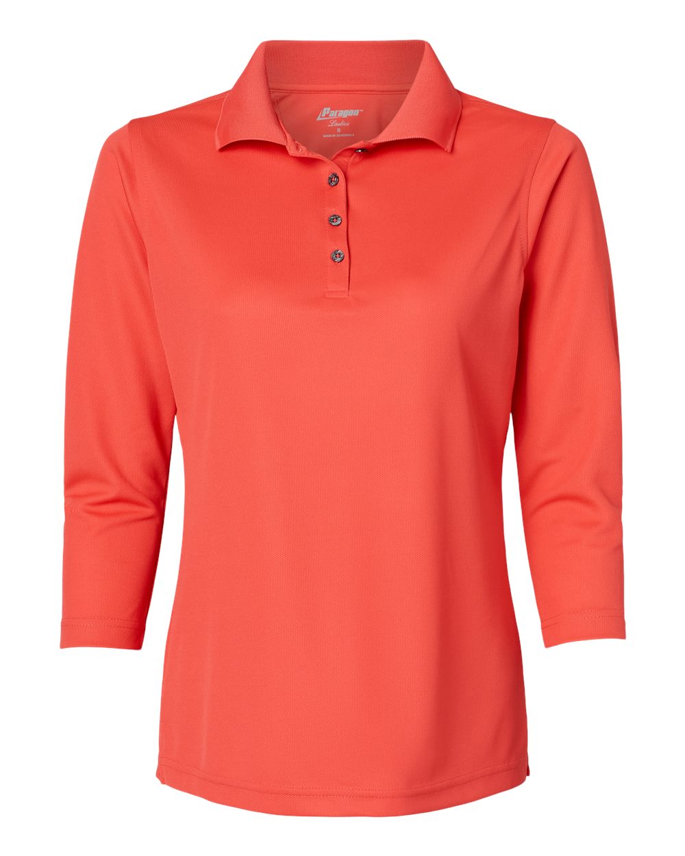 Paragon Women's Lady Palm Three-Quarter Sleeve Polo. 120 - Melon