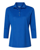 Paragon Women's Lady Palm Three-Quarter Sleeve Polo. 120 - Royal