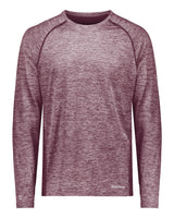 Holloway Men's Electrify CoolCore® Long Sleeve T-Shirt. 222570 - Maroon Heather