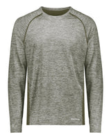 Holloway Men's Electrify CoolCore® Long Sleeve T-Shirt. 222570 - Olive Heather