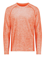 Holloway Men's Electrify CoolCore® Long Sleeve T-Shirt. 222570 - Orange Heather
