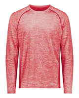 Holloway Men's Electrify CoolCore® Long Sleeve T-Shirt. 222570 - Scarlet Heather