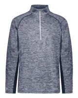 Holloway Men's Electrify CoolCore® Quarter-Zip Pullover. 222574 - Navy Heather