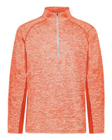 Holloway Men's Electrify CoolCore® Quarter-Zip Pullover. 222574 - Orange Heather