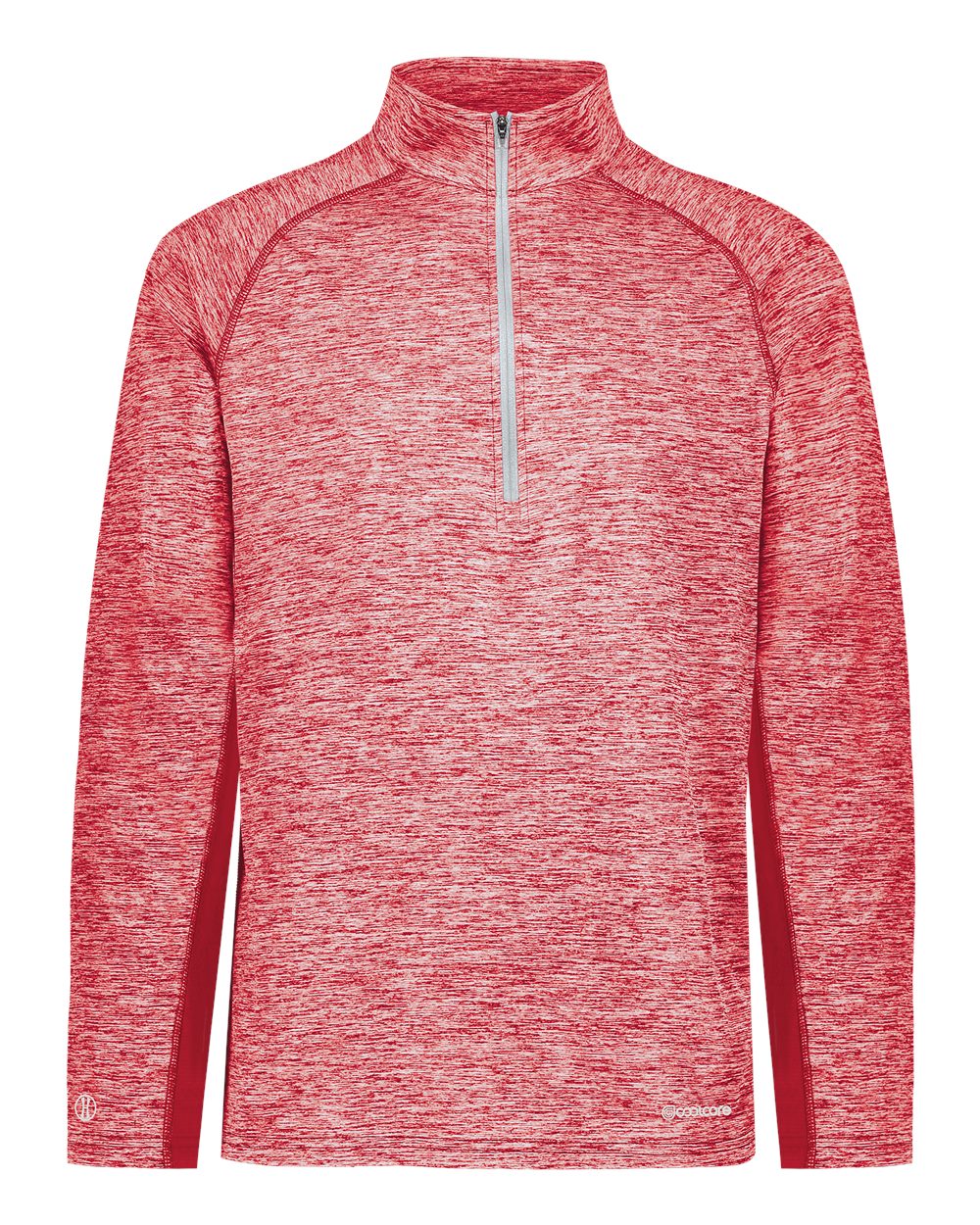 Holloway Men's Electrify CoolCore® Quarter-Zip Pullover. 222574 - Scarlet Heather