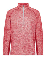 Holloway Men's Electrify CoolCore® Quarter-Zip Pullover. 222574 - Scarlet Heather