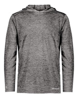 Holloway Men's Electrify CoolCore® Hooded Sweatshirt. 222589 - Black Heather