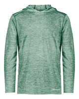 Holloway Men's Electrify CoolCore® Hooded Sweatshirt. 222589 - Dark Green Heather