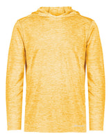Holloway Men's Electrify CoolCore® Hooded Sweatshirt. 222589 - Gold Heather
