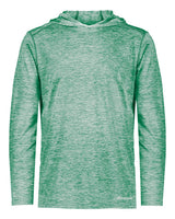 Holloway Men's Electrify CoolCore® Hooded Sweatshirt. 222589 - Kelly Heather