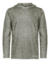 Holloway Men's Electrify CoolCore® Hooded Sweatshirt. 222589 - Olive Heather