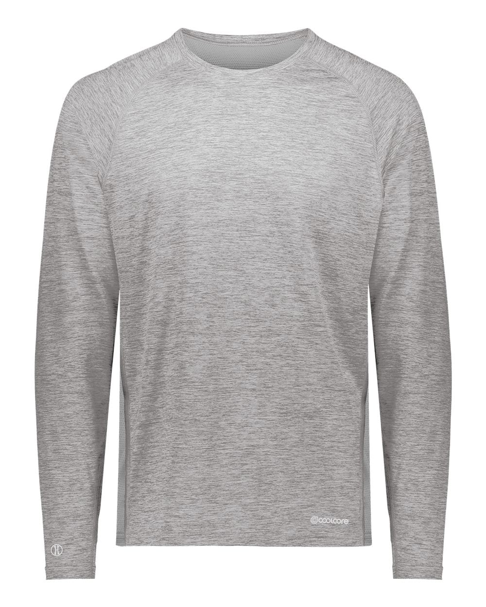 Holloway Youth Electrify CoolCore® Long Sleeve T-Shirt. 222670 - Athletic Grey Heather