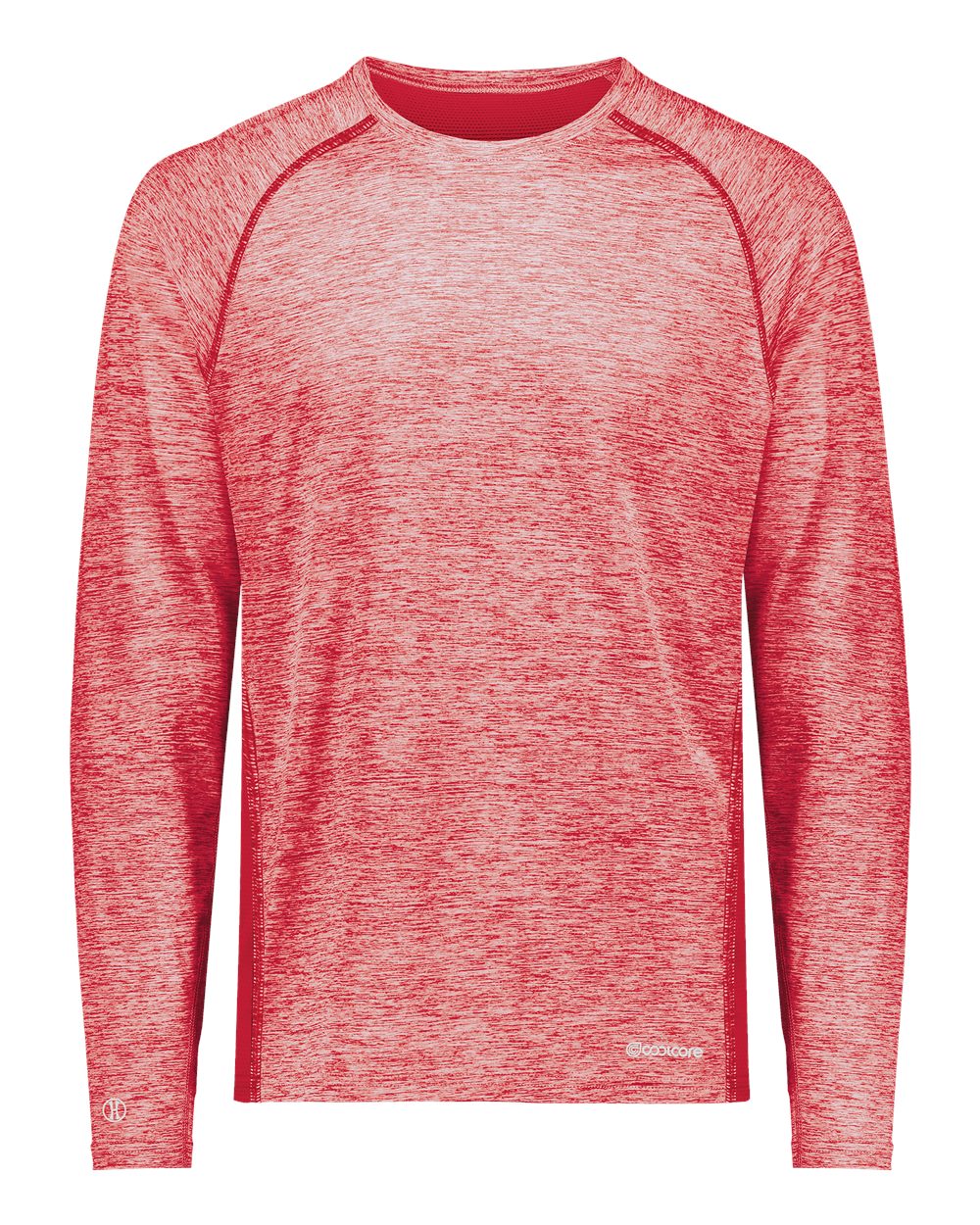 Holloway Youth Electrify CoolCore® Long Sleeve T-Shirt. 222670 - Scarlet Heather