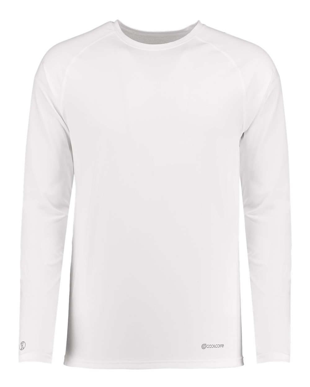 Holloway Youth Electrify CoolCore® Long Sleeve T-Shirt. 222670 - White