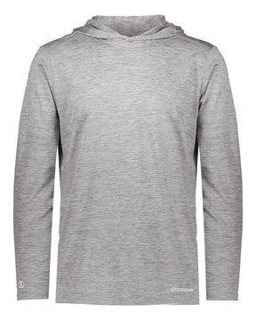 Holloway Youth Electrify CoolCore® Hooded Sweatshirt. 222689 - Athletic Grey Heather
