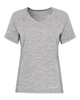 Holloway Women's Electrify CoolCore® V-Neck T-Shirt. 222771 - Athletic Grey Heather
