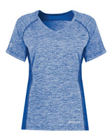 Holloway Women's Electrify CoolCore® V-Neck T-Shirt. 222771 - Royal Heather