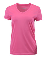 Paragon Women's Vera V-Neck T-Shirt. 203 - Neon Pink