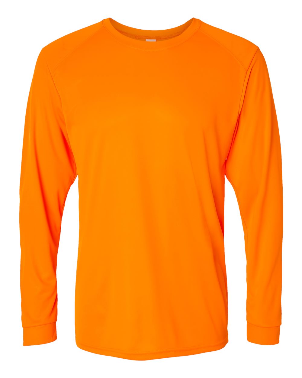 Paragon Unisex Long Islander Performance Long Sleeve T-Shirt. 210 - Neon Orange