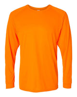 Paragon Unisex Long Islander Performance Long Sleeve T-Shirt. 210 - Neon Orange