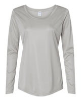 Paragon Women's Long Islander Performance Long Sleeve T-Shirt. 214 - Aluminum