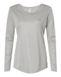 Paragon Women's Long Islander Performance Long Sleeve T-Shirt. 214 - Aluminum