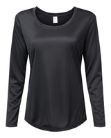 Paragon Women's Long Islander Performance Long Sleeve T-Shirt. 214 - Black
