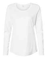 Paragon Women's Long Islander Performance Long Sleeve T-Shirt. 214 - White