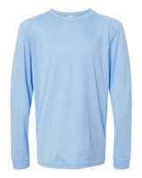 Paragon Youth Long Islander Performance Long Sleeve T-Shirt. 218Y - Blue Mist