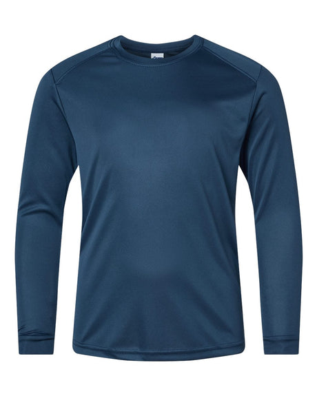 Paragon Youth Long Islander Performance Long Sleeve T-Shirt. 218Y - Navy
