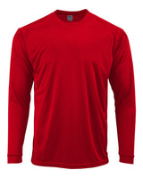 Paragon Youth Long Islander Performance Long Sleeve T-Shirt. 218Y - Red