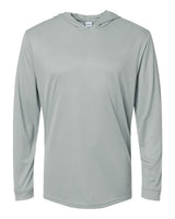 Paragon Unisex Bahama Performance Hooded Long Sleeve T-Shirt. 220 - Medium Grey