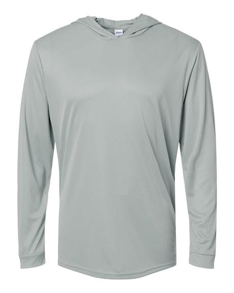 Paragon Unisex Bahama Performance Hooded Long Sleeve T-Shirt. 220 - Medium Grey