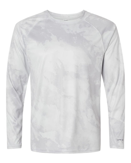 Paragon Unisex Cabo Camo Performance Long Sleeve T-Shirt. 228 - Aluminum