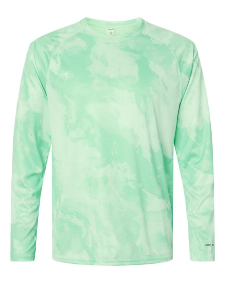 Paragon Unisex Cabo Camo Performance Long Sleeve T-Shirt. 228 - Mint Green