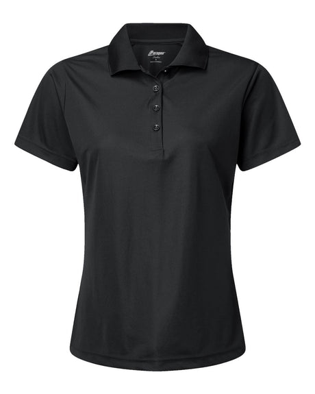 Paragon Women's Sebring Performance Polo. 504 - Black