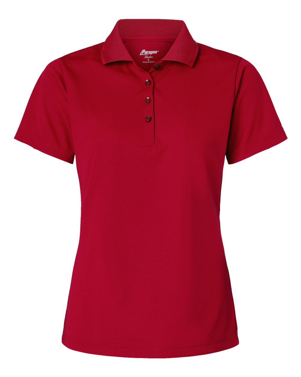 Paragon Women's Sebring Performance Polo. 504 - Deep Red