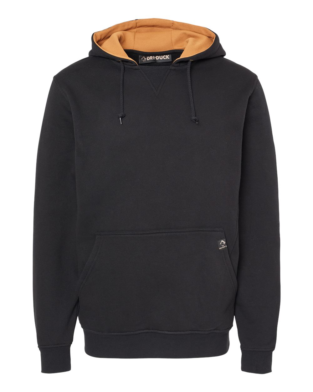 DRI DUCK Men's Woodland Fleece Hooded Pullover. 7035 - Black