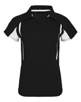 Holloway Women's Two-Tone Avenger Polo. 222730 - Black/ White