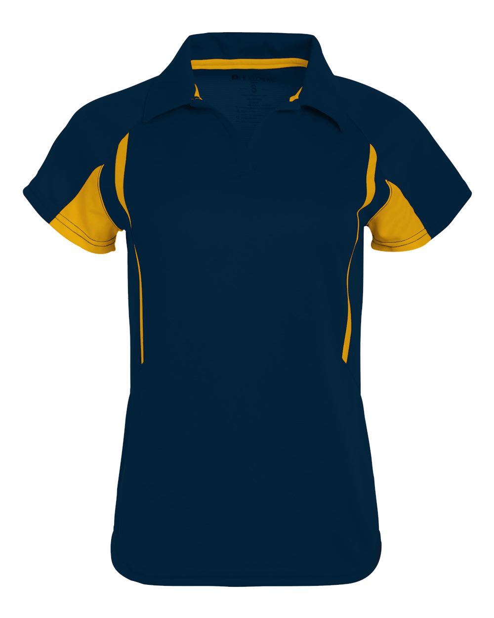 Holloway Women's Two-Tone Avenger Polo. 222730 - Navy/ Light Gold
