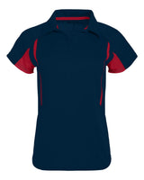 Holloway Women's Two-Tone Avenger Polo. 222730 - Navy/ Scarlet