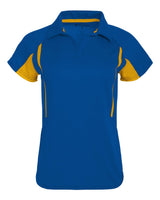 Holloway Women's Two-Tone Avenger Polo. 222730 - Royal/ Light Gold