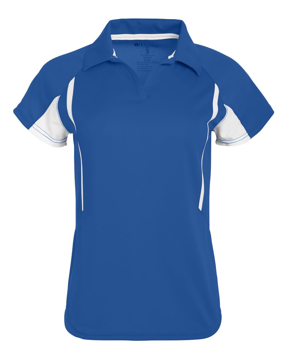 Holloway Women's Two-Tone Avenger Polo. 222730 - Royal/ White