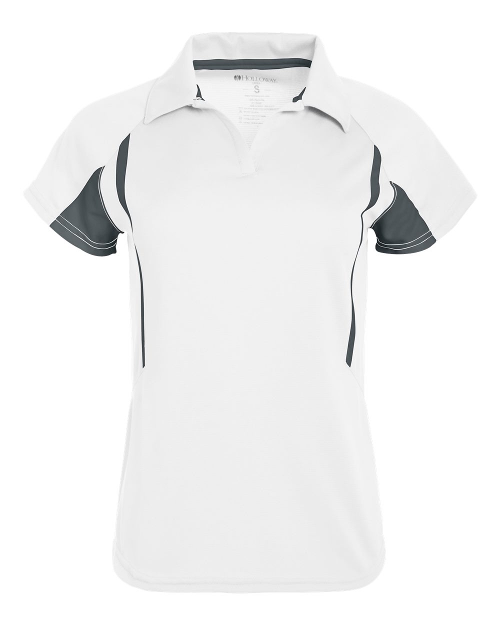 Holloway Women's Two-Tone Avenger Polo. 222730 - White/ Graphite