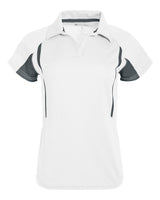 Holloway Women's Two-Tone Avenger Polo. 222730 - White/ Graphite