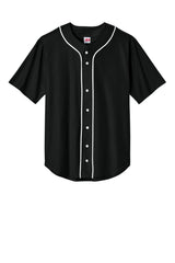 A4 Short Sleeve Full-Button Baseball Top A4N4184 - hero