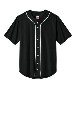 A4 Short Sleeve Full-Button Baseball Top A4N4184 - hero